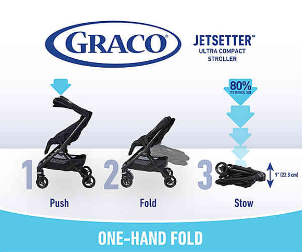 graco jetsetter compact fold stroller